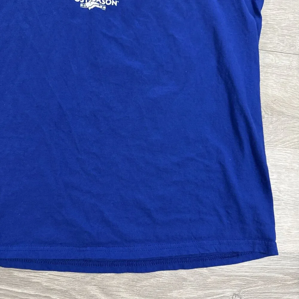 New York Mets Shirt 2022 Postseason October Rise MLB Blue Men's Large Tee